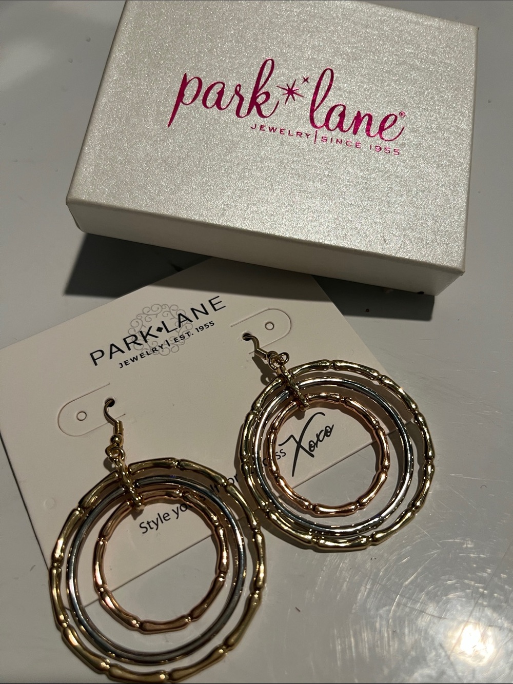 Gold Bangle Hoop Earrings